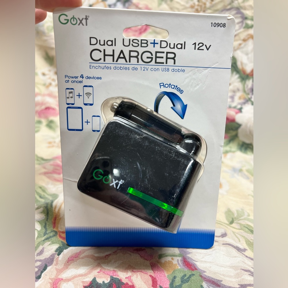Adapter I-x Dual 12v USB charge